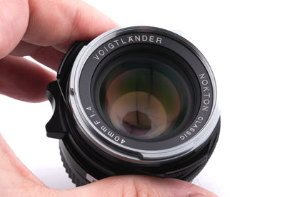 Voigtländer 40mm f1.4 Nokton Classic