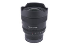 Sony 14mm f1.8 GM (SEL14F18GM)