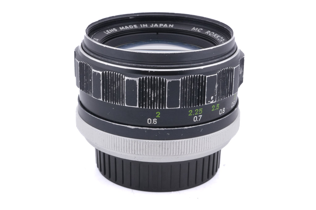 Minolta 58mm f1.4 MC Rokkor-PF
