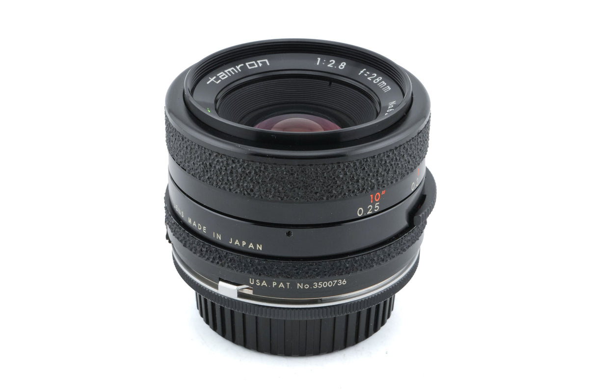 Tamron 28mm f2.8 BBAR MULTI C. + Adaptall - Nikon Pre-AI Adapter