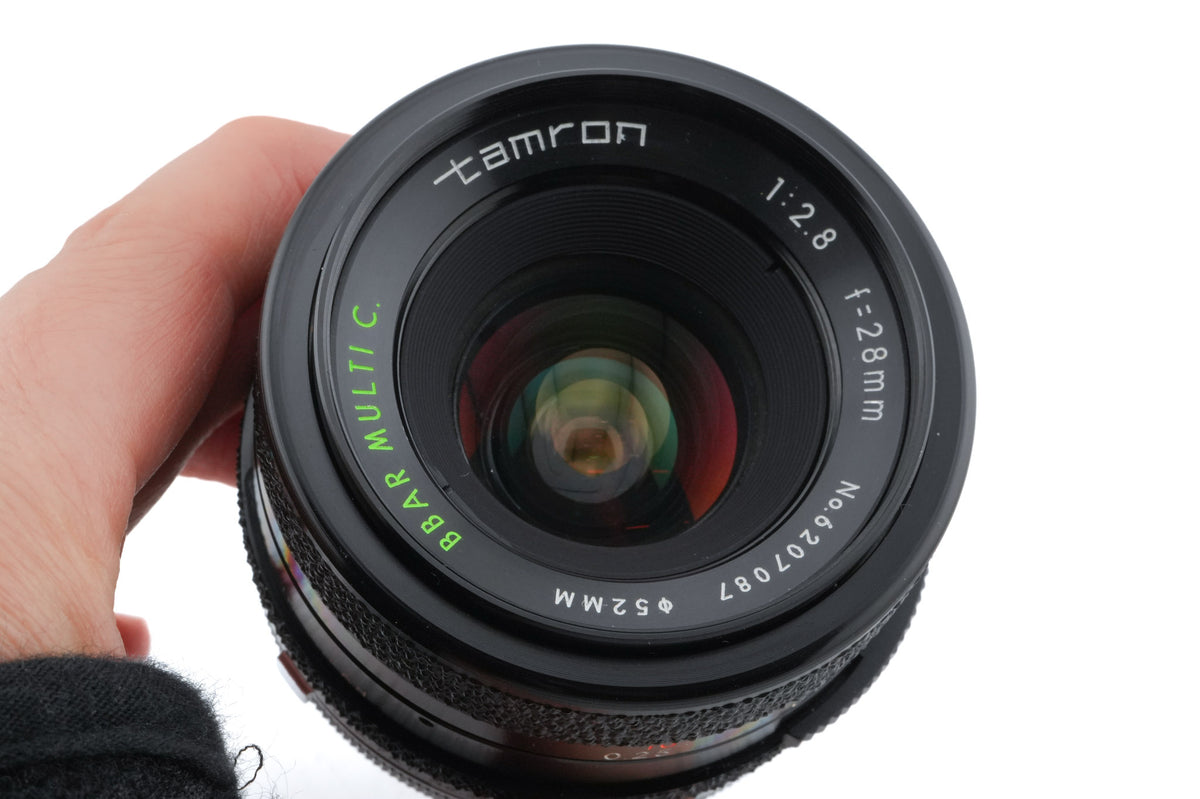 Tamron 28mm f2.8 BBAR MULTI C. + Adaptall - Nikon Pre-AI Adapter