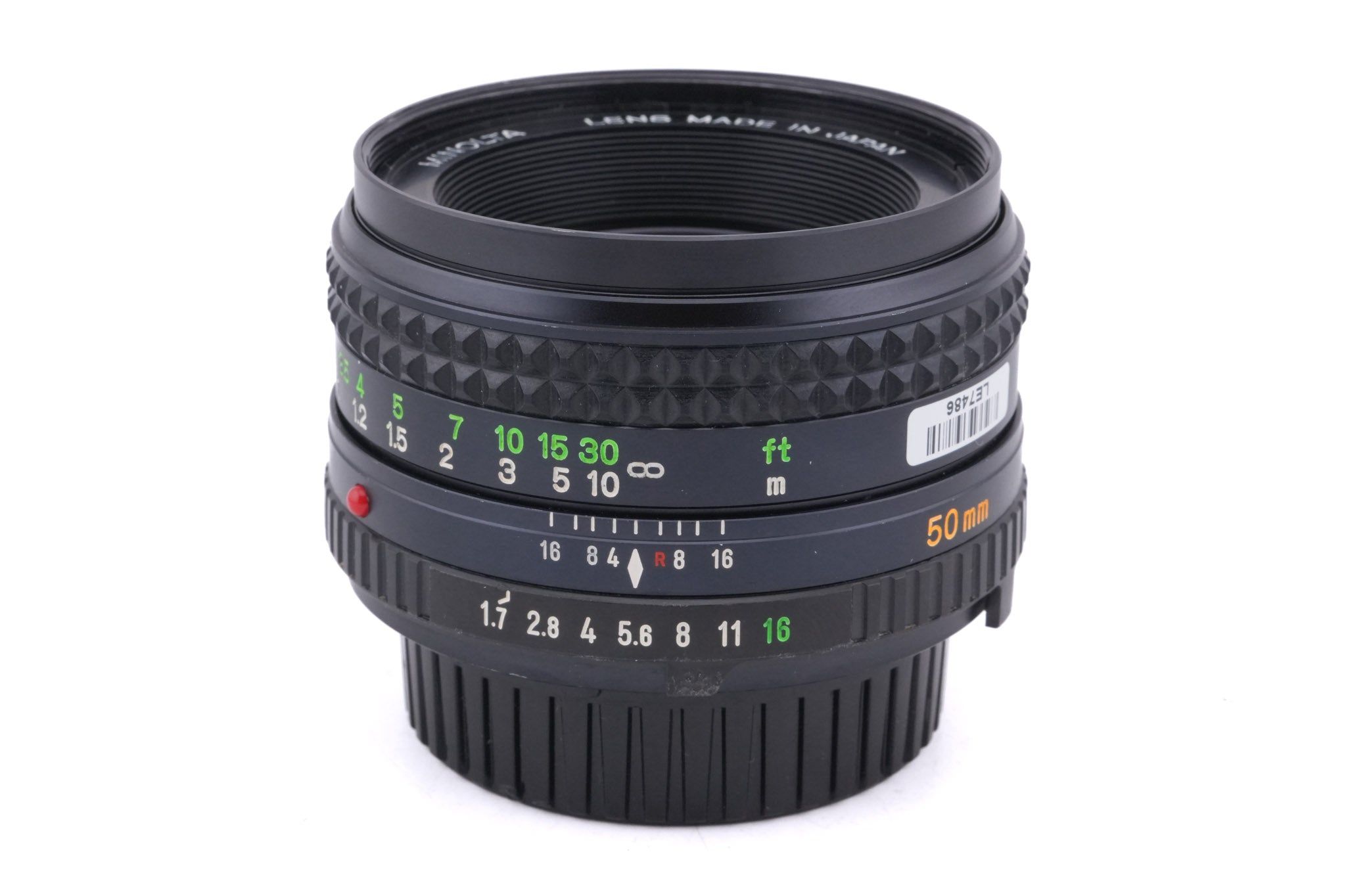 Minolta 50mm f1.7 MD Rokkor