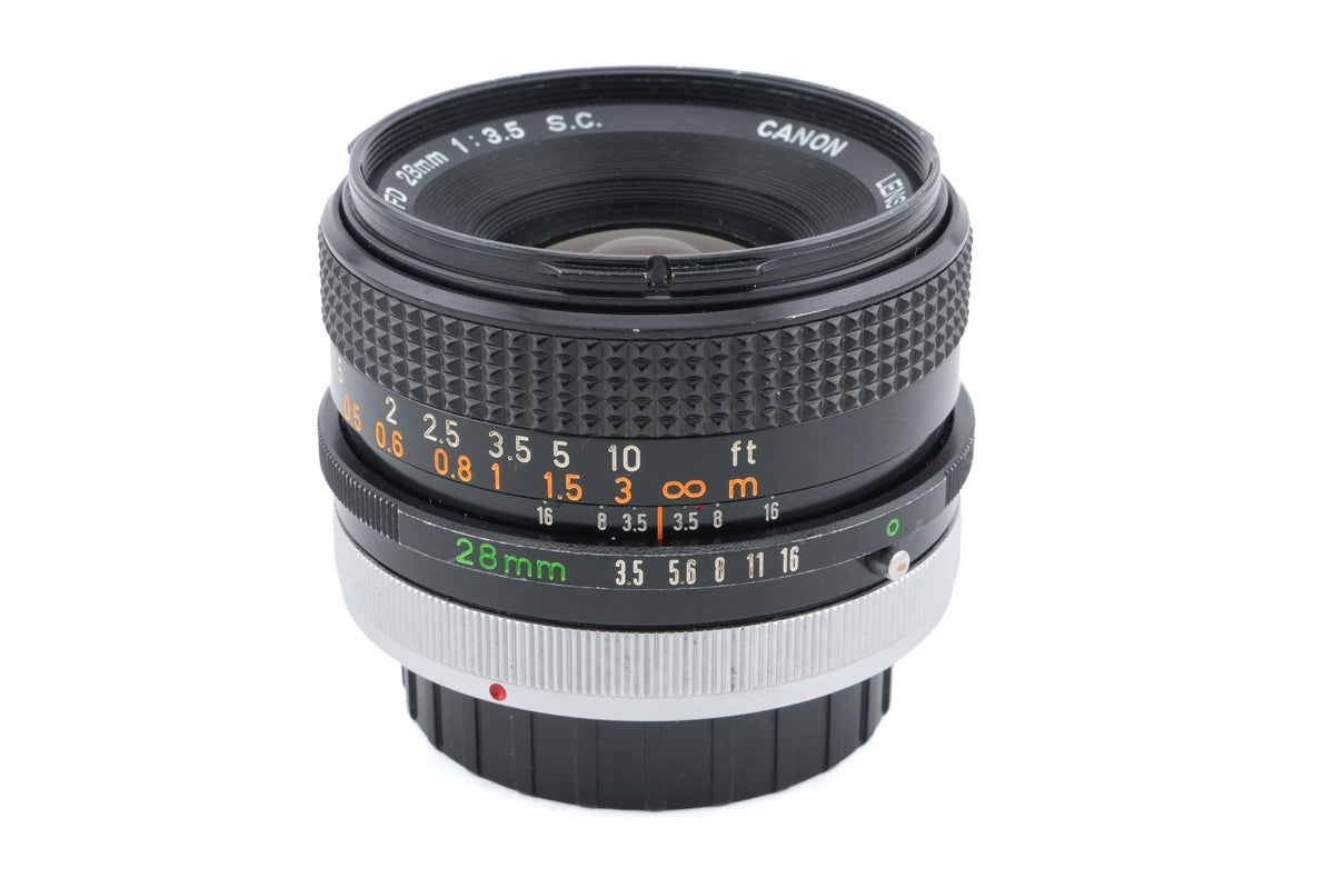 Canon 28mm f3.5 S.C.