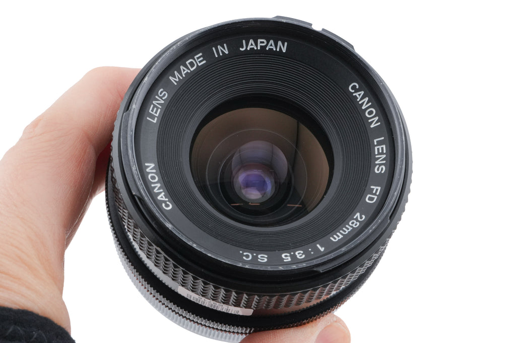 Canon 28mm f3.5 S.C.