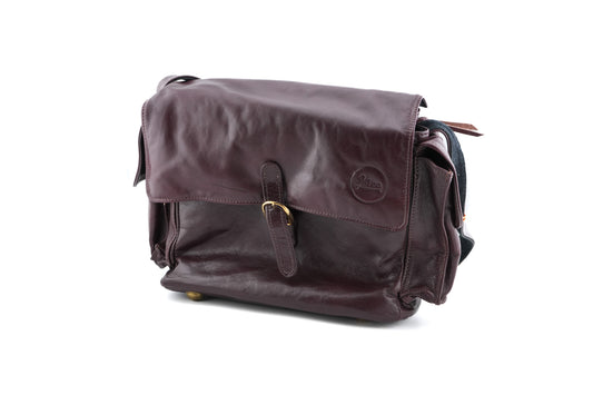 Leica Burgundy Soft Calf Leather Camera Bag - Accessory