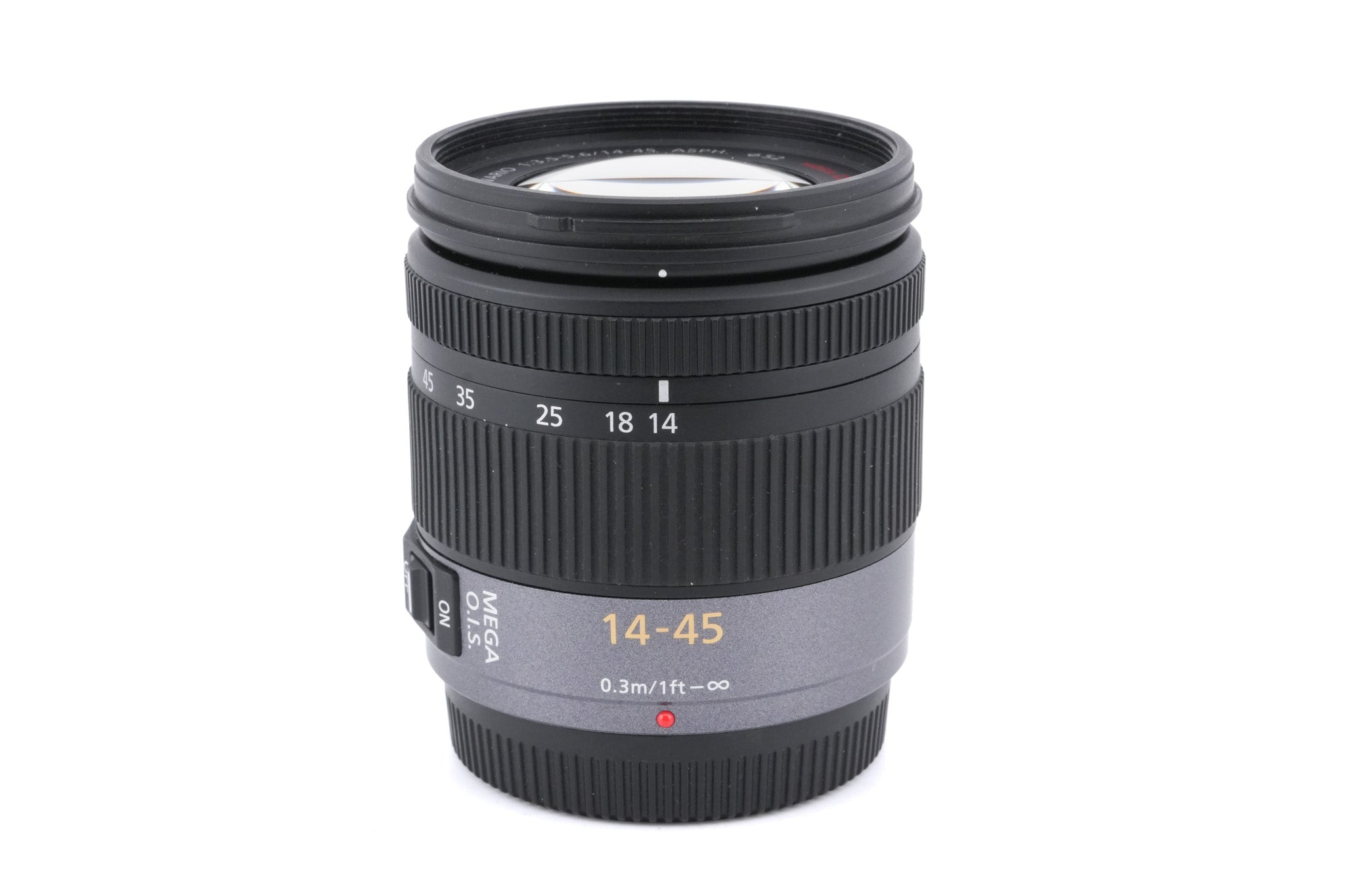Panasonic 14-45mm f3.5-5.6 Lumix G Vario ASPH. Mega O.I.S. (H-FS014045) - Lens