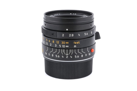 Leica 28mm f2 Summicron-M ASPH. (Black, 11604) - Lens