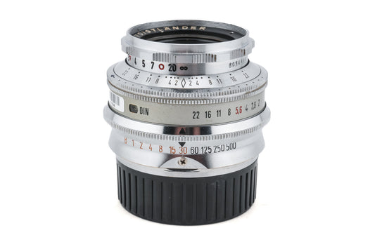 Voigtländer 50mm f2 Ultron (Vitomatic IIa) - Lens