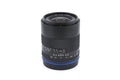 Zeiss 21mm f2.8 Distagon T* Loxia