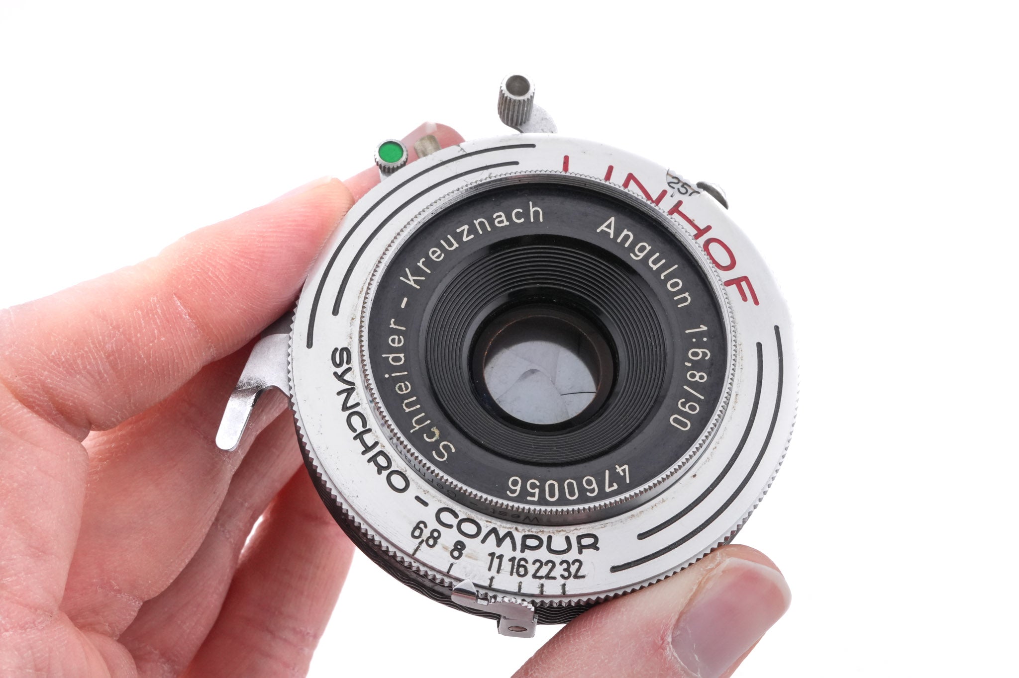 Schneider-Kreuznach 90mm f6.8 Angulon (Shutter)