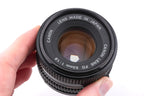 Canon 50mm f1.8 FDn