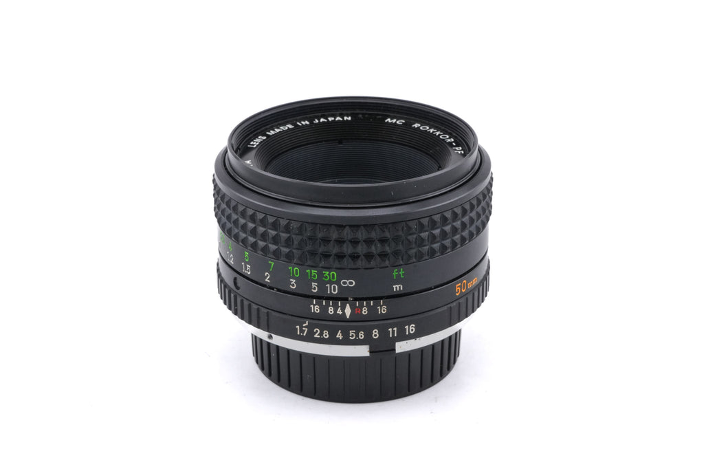 Minolta 50mm f1.7 MC Rokkor-PF