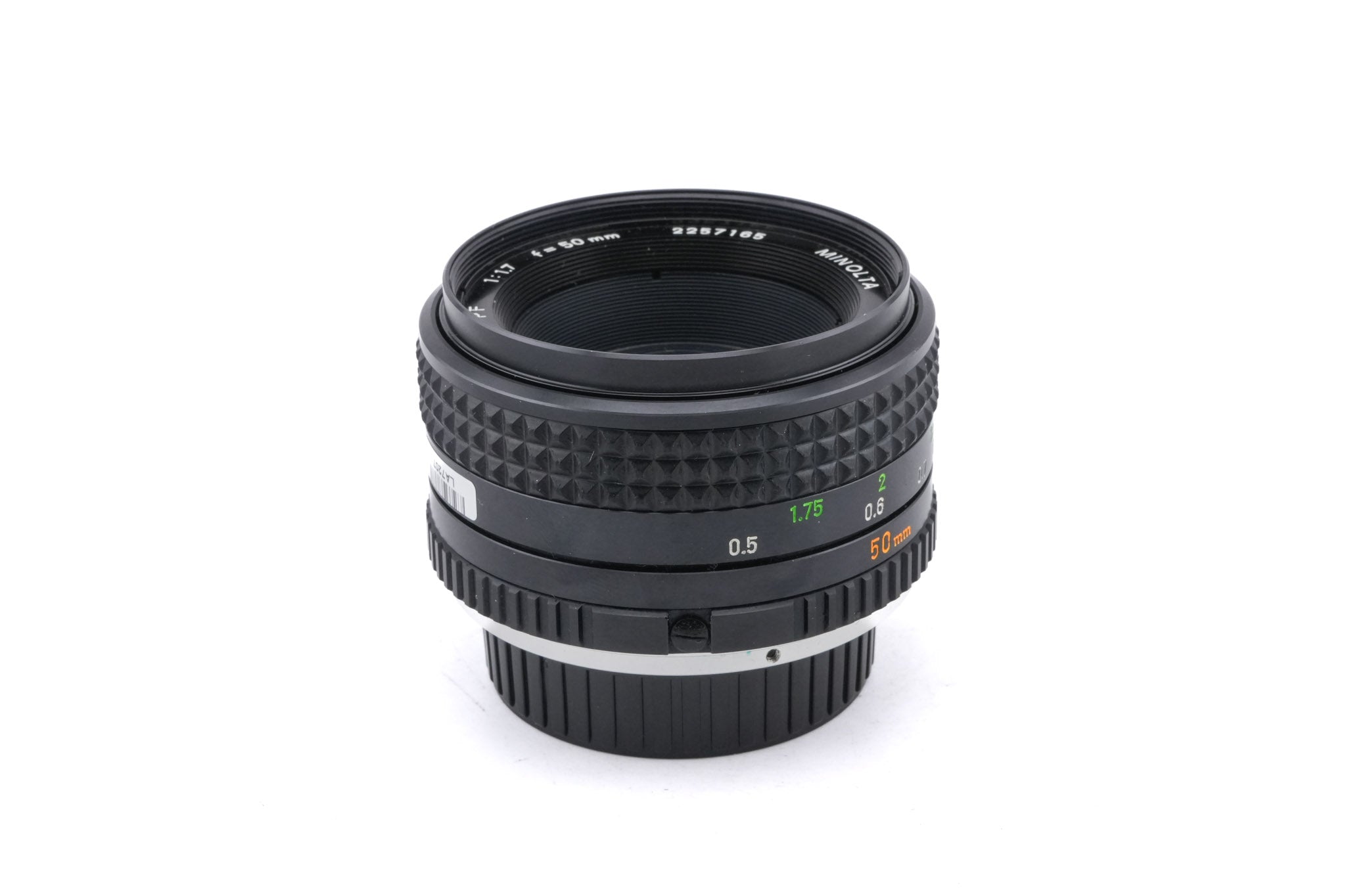 Minolta 50mm f1.7 MC Rokkor-PF