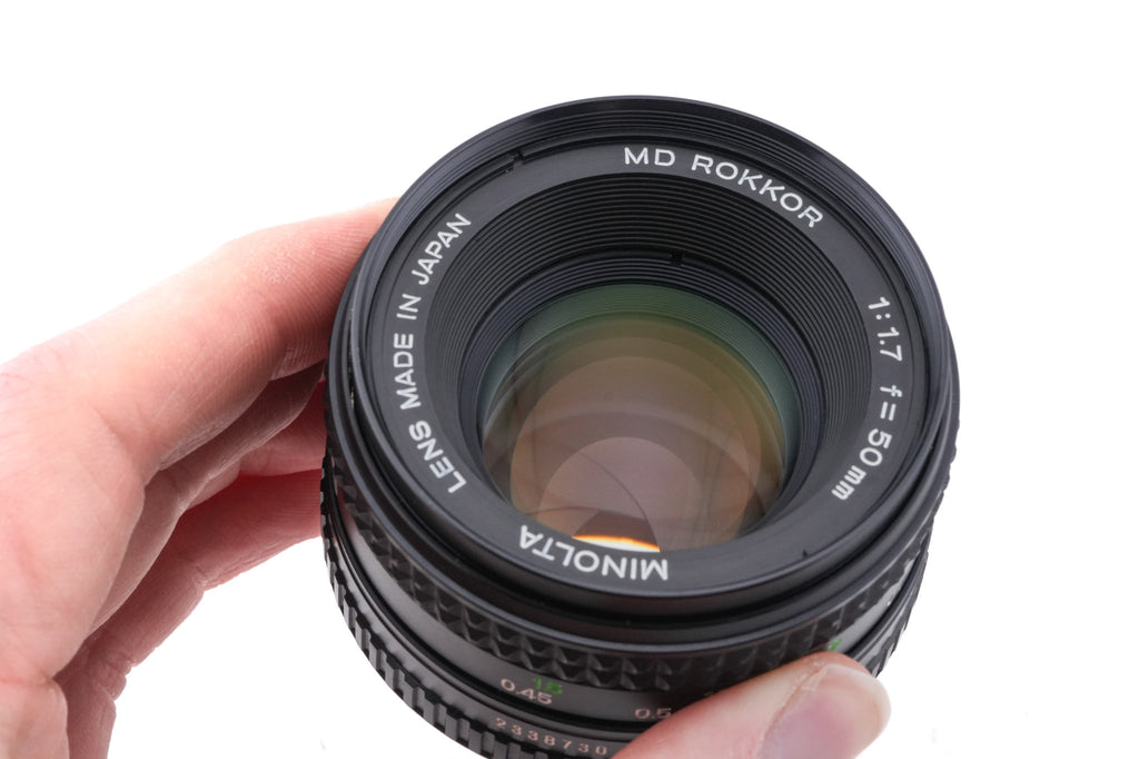 Minolta 50mm f1.7 MD Rokkor