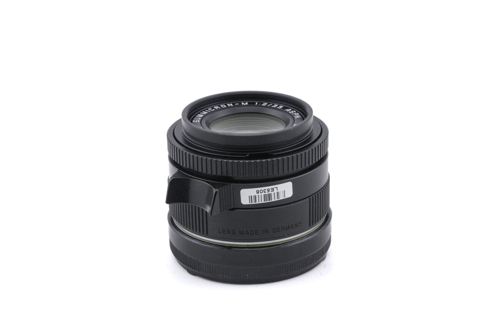Leica 35mm f2 Summicron-M ASPH. (Type I) (Black, 11879)