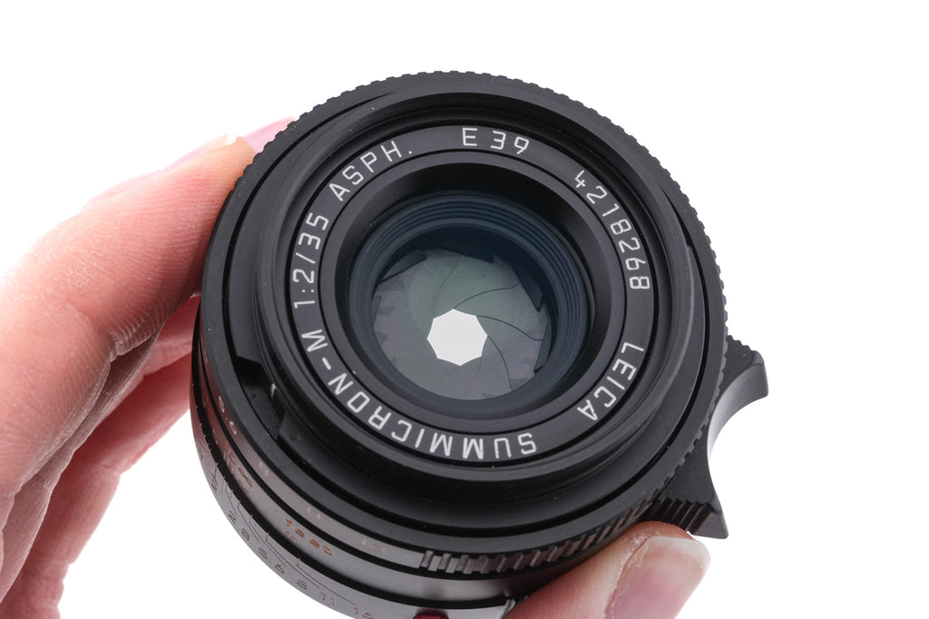 Leica 35mm f2 Summicron-M ASPH. (Type I) (Black, 11879)