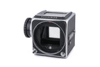 Hasselblad 500C/M (Silver, 10026) + Waist Level Finder (Old / Silver, 42021) + 80mm f2.8 Planar T* CF (20029) + Standard Focusing Screen (42161) + A12 Film Magazine (Silver, 30074)