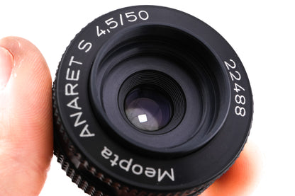 Meopta 50mm f4.5 Anaret S