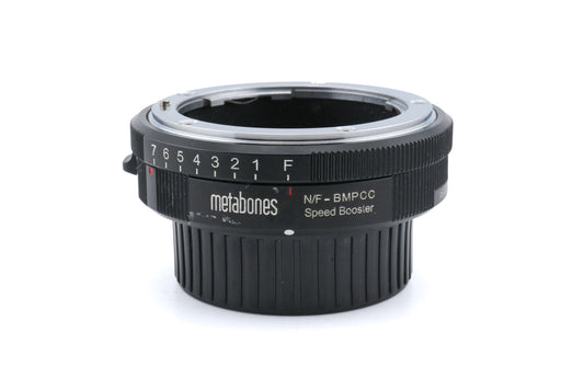 Metabones Nikon F - Black Magic Speed Booster 0.58x (NIK F(G) - BMPCC)