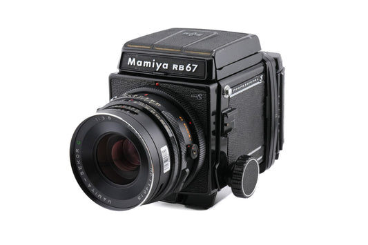 Mamiya RB67 Pro-S + Waist Level Finder + 90mm f3.8 Sekor C + 120 6x7 Pro-S Roll Film Holder