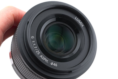 Panasonic 25mm f1.7 Lumix G ASPH. (H-H025)