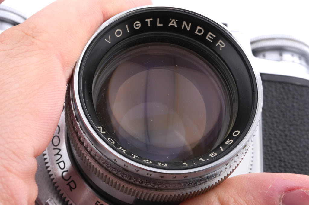 Voigtländer Prominent I + 50mm f1.5 Nokton