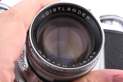 Voigtländer Prominent I + 50mm f1.5 Nokton