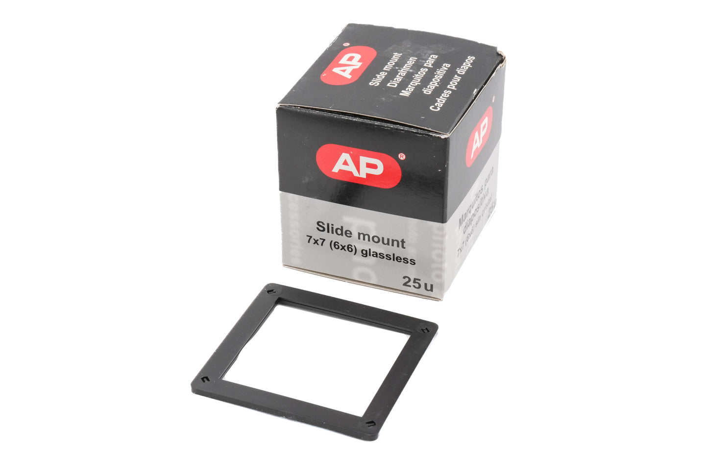 AP 7 x 7 cm (6 x 6 cm) Glassless Slide Mounts