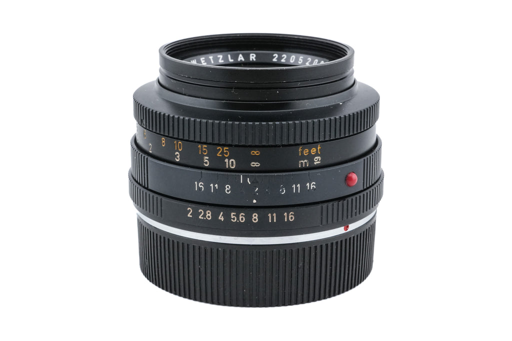 Leica 50mm f2 Summicron-R (Type I) (2-Cam) (11228)