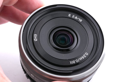 Sony 16mm f2.8 (SEL16F28)