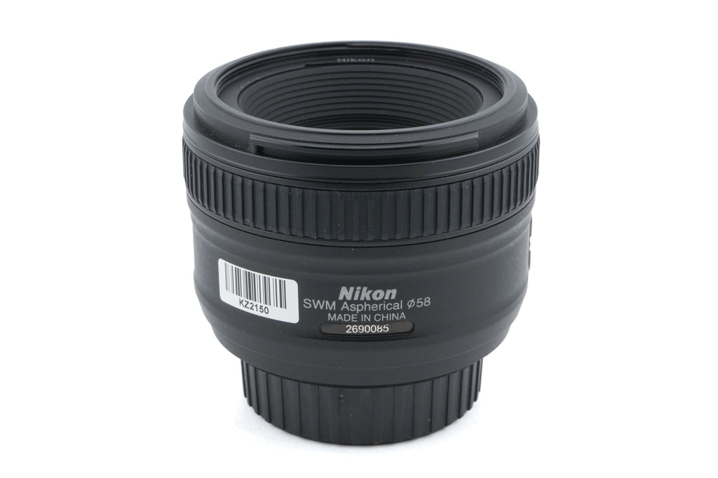Nikon 50mm f1.8 AF-S Nikkor G