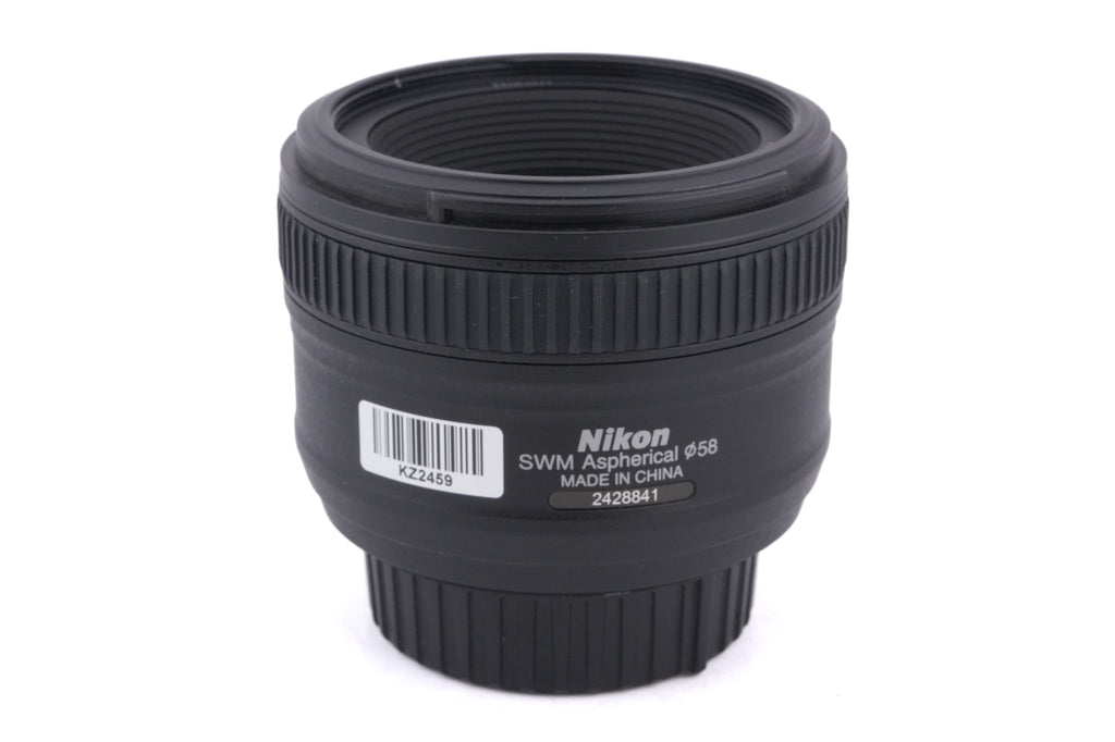 Nikon 50mm f1.8 AF-S Nikkor G