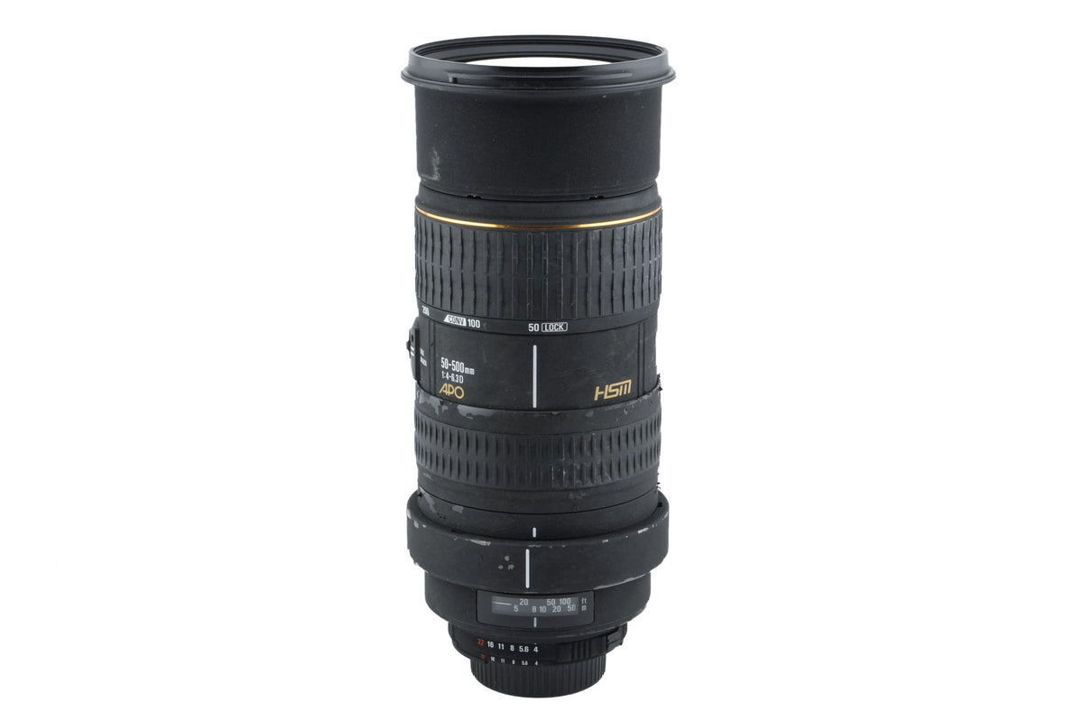 Sigma 50-500mm f4-6.3 EX APO D HSM