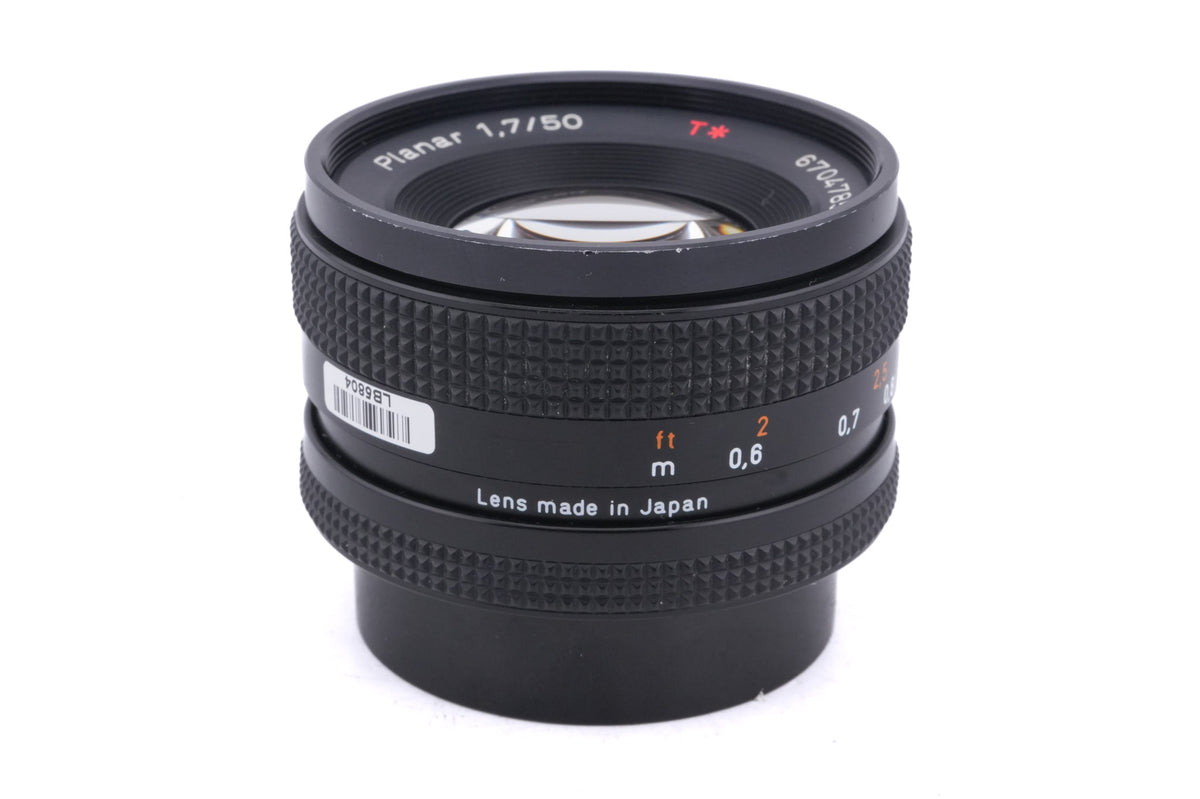 Carl Zeiss 50mm f1.7 Planar T* (AE)