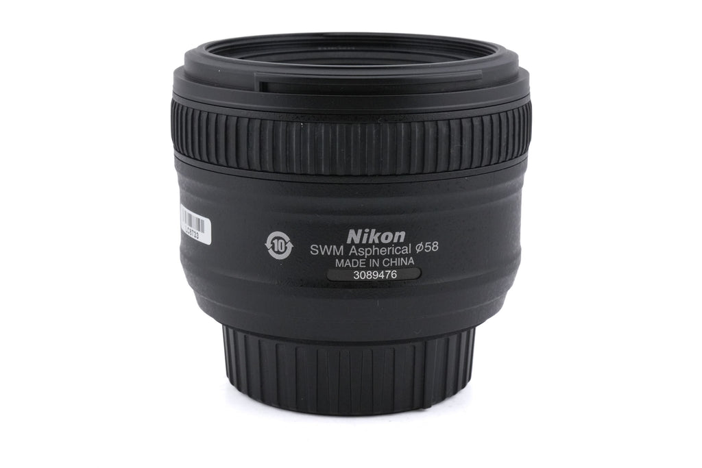 Nikon 50mm f1.8 AF-S Nikkor G