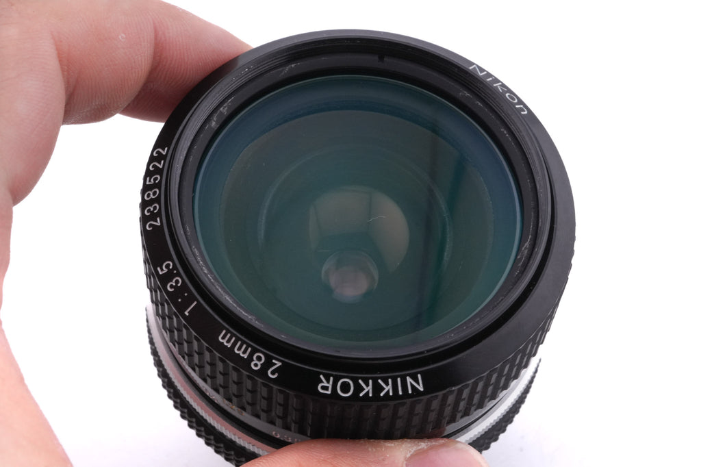 Nikon 28mm f3.5 Nikkor K AI'd
