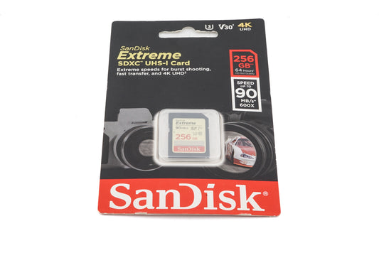 Sandisk 256 GB SDXC Card Extreme UHS-I (90 MB/S) - Accessory