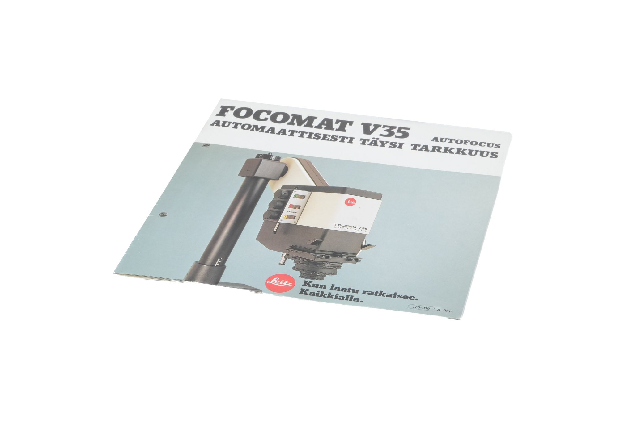 Leica Focomat V35 Brochure - Accessory