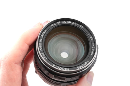 Minolta 28mm f3.5 MC W.Rokkor-SG