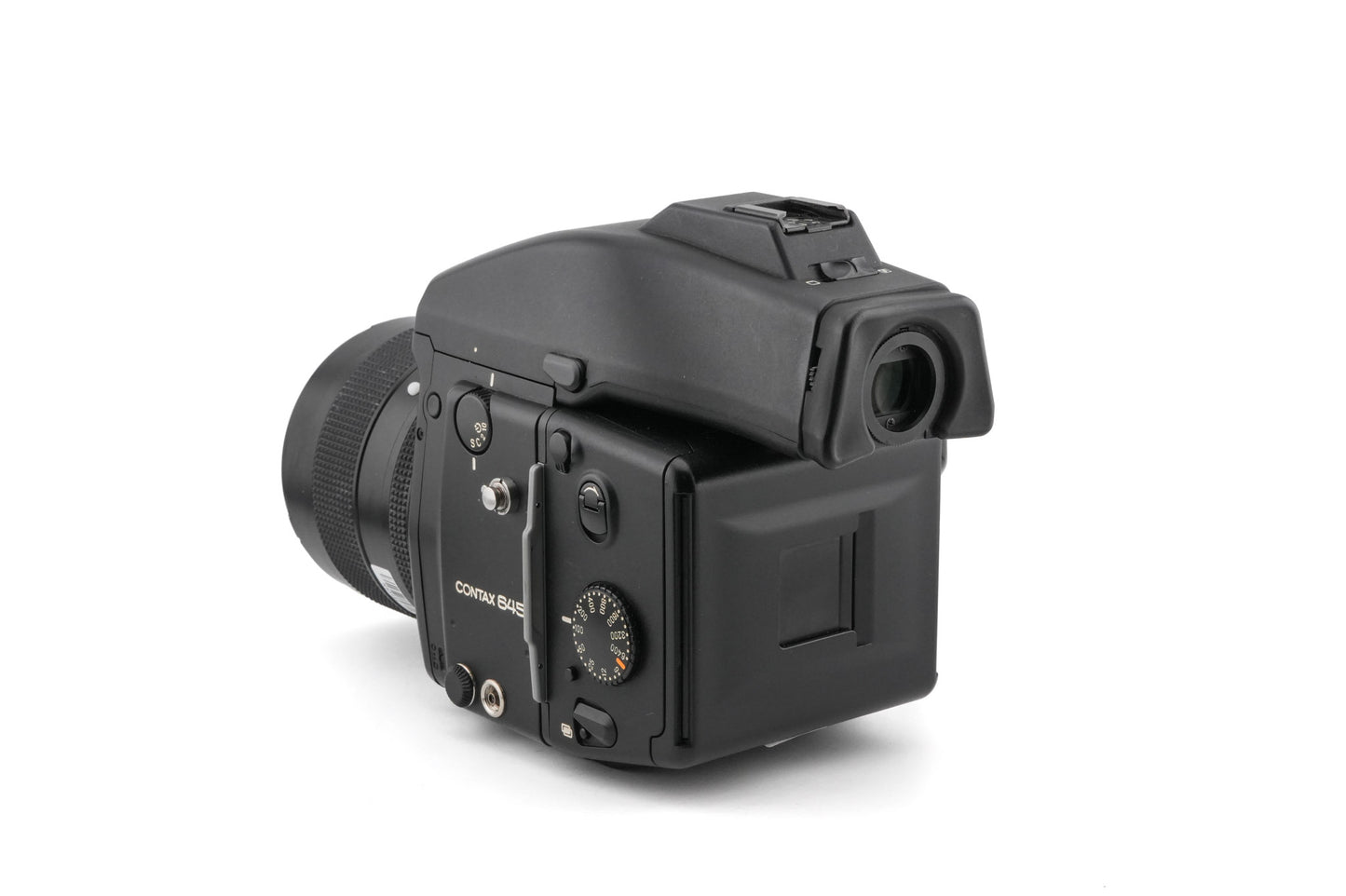 Contax 645 + MFB-1 120/220 Film Back Holder + MF-1 AE Prism Finder + 80mm f2 Planar T*