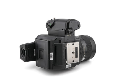 Contax 645 + MFB-1 120/220 Film Back Holder + MF-1 AE Prism Finder + 80mm f2 Planar T*