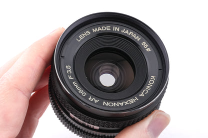 Konica 28mm f3.5 Hexanon AR