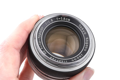 Topcon 58mm f1.8 RE Auto-Topcor