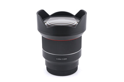 Samyang 14mm f2.8 AF
