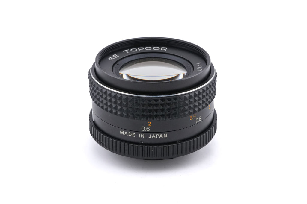 Topcon 55mm f1.7 RE.Topcor