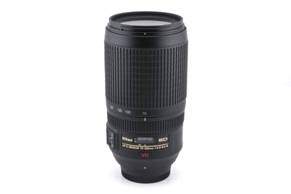 Nikon 70-300mm f4.5-5.6 AF-S Nikkor G ED VR