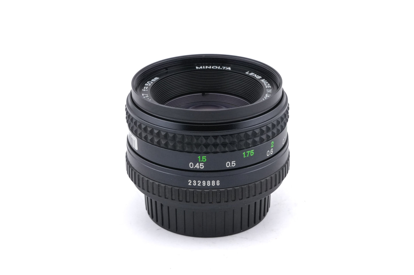 Minolta 50mm f1.7 MD Rokkor