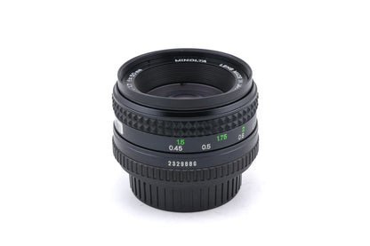 Minolta 50mm f1.7 MD Rokkor