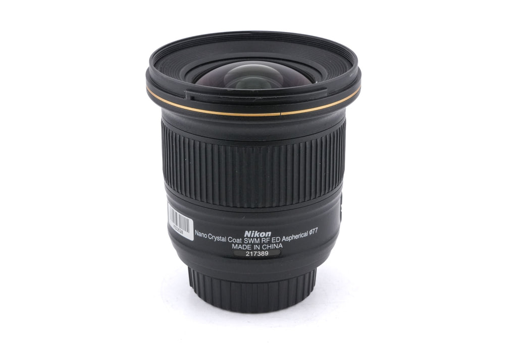 Nikon 20mm f1.8 AF-S Nikkor G ED N