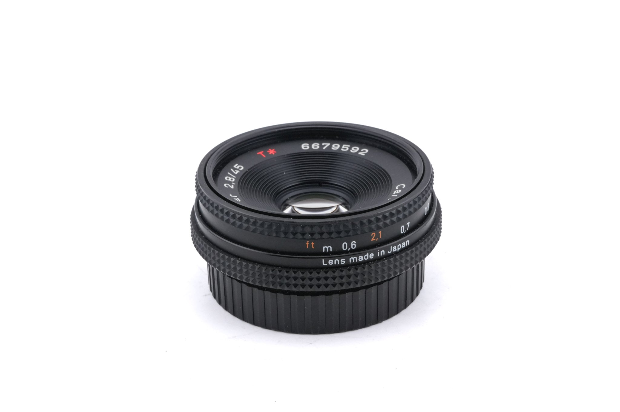 ヤシカCONTAX Zeiss Tessar T* 45mm F2.8 AEJ Carl Zeiss 45mm f2.8 Tessar T* – Kamerastore